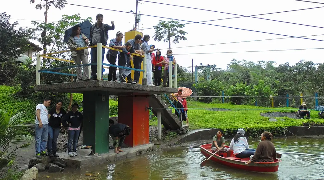 Puente de dos hilos - Laberintos del Chiguaza